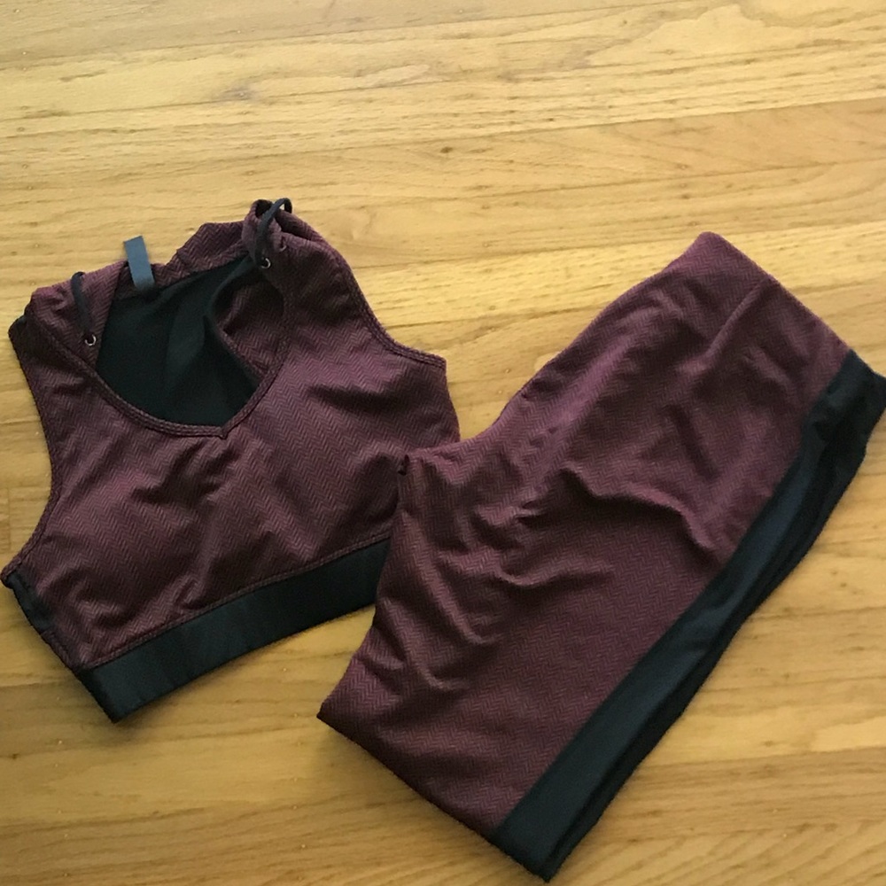 90 By Reflex matching leggings and crop top set
